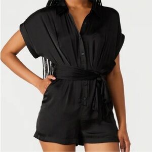 NWT Steve Madden Tori Romper - Black